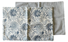 Sale: 12x18” Block Printed Floral Pillow Cover