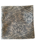 Sale: 16x16 Tiger Pillow Cover, in Mushroom Tones