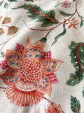 Sale: 20x20 Peach, Pink, and Light Blue Floral Pillow Cover - Annabel Bleu