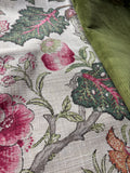 Sale: 24x24 Vine & Floral Pillow Cover - Annabel Bleu