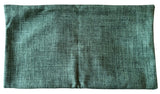 Sale: 12x21” Dark Green Woven Pillow Cover - Annabel Bleu