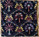 Sale: 24x24 Black Embroidered Pillow Cover - Annabel Bleu