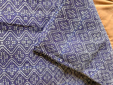 Sale: 22x22 Purple Indigo Linen Pillow Cover - Annabel Bleu