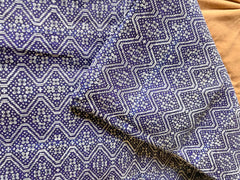 Sale: 22x22 Purple Indigo Linen Pillow Cover