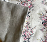 Sale: 16x24 Antique French Floral Pillow Cover - Annabel Bleu