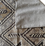 Sale: 22x22 Boho Grey Kilim Southwestern Pillow Cover