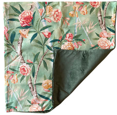 Sale: Jade Floral Pillow Cover 22x22