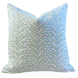 Florentia: Haint Blue Mix and Match Decorative Pillow Covers / Light Blue Green Pillow Cover