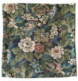 Sale: 22x22” Green Tapestry Floral Pillow Cover