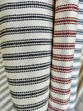 Upholstery Ticking Fabric / Striped Washable Upholstery Fabric by the Yard / Drapery Fabric / Woven Mattress Striped Fabric