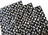 Sale: 22x22” Black and White Cut Velvet Leopard Pillow Cover