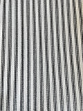 Upholstery Ticking Fabric / Striped Washable Upholstery Fabric by the Yard / Drapery Fabric / Woven Mattress Striped Fabric