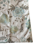 Sale: Seafoam and Grey Floral Pillow Cover 22x22