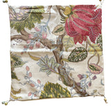 Sale: Schumacher Indian Arbor Pillow Cover with Bead Trimmed Corners