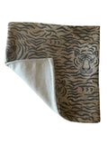 Sale: 16x16 Tiger Pillow Cover, in Mushroom Tones