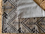 Sale: 22x22 Boho Grey Kilim Southwestern Pillow Cover