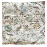 Sale: Seafoam and Grey Floral Pillow Cover 22x22