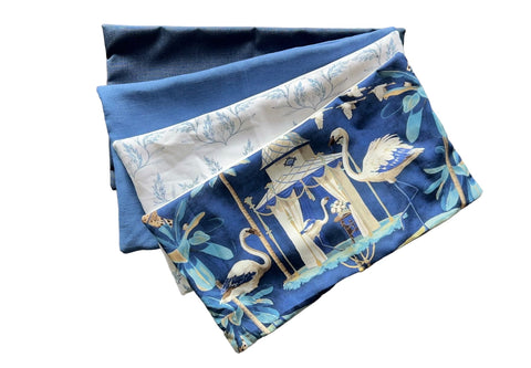 Sale: Blue 12x21 Pillow Covers - Annabel Bleu