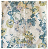 Sale: 20x20” Aqua and Lavender Rose Bouquet Pillow Cover