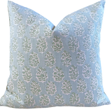 Florentia: Haint Blue Mix and Match Decorative Pillow Covers / Light Blue Green Pillow Cover