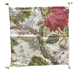 Sale: Schumacher Indian Arbor Pillow Cover with Bead Trimmed Corners