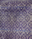 Sale: 22x22 Purple Indigo Linen Pillow Cover - Annabel Bleu