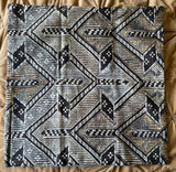 Sale: 22x22 Boho Grey Kilim Southwestern Pillow Cover