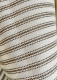 Upholstery Ticking Fabric / Striped Washable Upholstery Fabric by the Yard / Drapery Fabric / Woven Mattress Striped Fabric