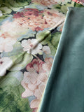 Sale: 24x24 Watercolor Floral Pillow Cover - Annabel Bleu