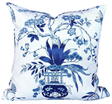 Ming Vase Pillow Cover / Schumacher Ming Vase Pillow / Porcelain Blue Pillow / Schumacher Cushion cover / Chinoiserie Pillow Cover