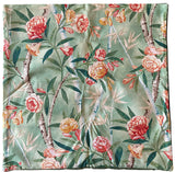 Sale: Jade Floral Pillow Cover 22x22