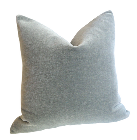 Angora Fur Mohair Velvet Pillow Cover: Special Order Pillow Cover available in Grey or 6 Other Colors