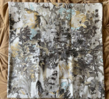 Sale: 24x24 Grey Yellow Pillow Cover