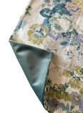 Sale: 20x20” Aqua and Lavender Rose Bouquet Pillow Cover