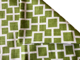Sale: 12x18” Apple Green Trellis Pillow Cover - Annabel Bleu