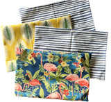 Sale: Flamingo Party Indoor Outdoor Pillow Covers - Annabel Bleu