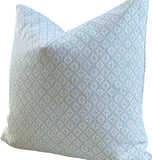 Florentia: Haint Blue Mix and Match Decorative Pillow Covers / Light Blue Green Pillow Cover