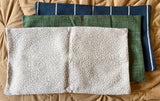 Sale: 12x21 Pillow Cover Ivory, Blue, or Green