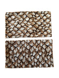 Sale: Rust Mudcloth Lumbar Pillow Covers 12x18 or 70’s Velvet Leopard 12x21