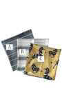 Sale: 18x18 Grey Woven Stripe Pillow Cover - Annabel Bleu