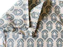Sale: 16x16 Light Blue Block Printed Pillow Cover