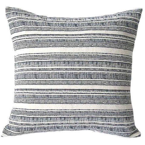 Sale: 18x18 Navy Hemp Hmong Pillow Cover