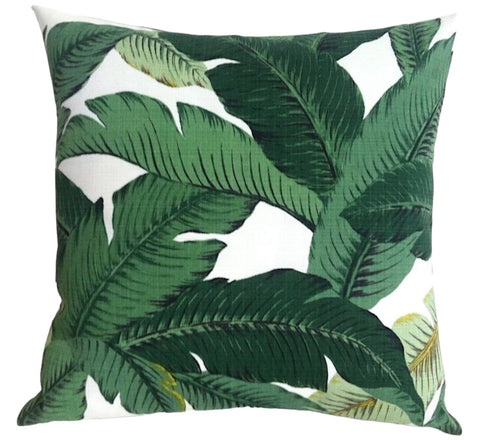 Banana Leaf Outdoor Zipper Pillow Cover