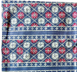 Sale: 16x24 Fuchsia and Blue Floral Pillow Cover - Annabel Bleu