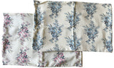Sale: 16x24 Antique French Floral Pillow Cover - Annabel Bleu