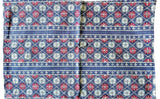 Sale: 16x24 Fuchsia and Blue Floral Pillow Cover - Annabel Bleu