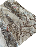 Sale: 24x24 Pindler and Pindler Embroidered Tiger Pillow Cover
