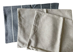Sale: 12x18 Pillow Cover Beige or Grey Striped