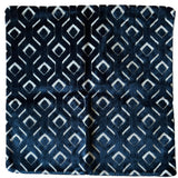 Sale: 20x20 Dark Navy Cut Velvet Pillow Cover - Annabel Bleu