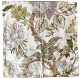 Sale: 24x24 Green and Lavender Floral Pillow Cover